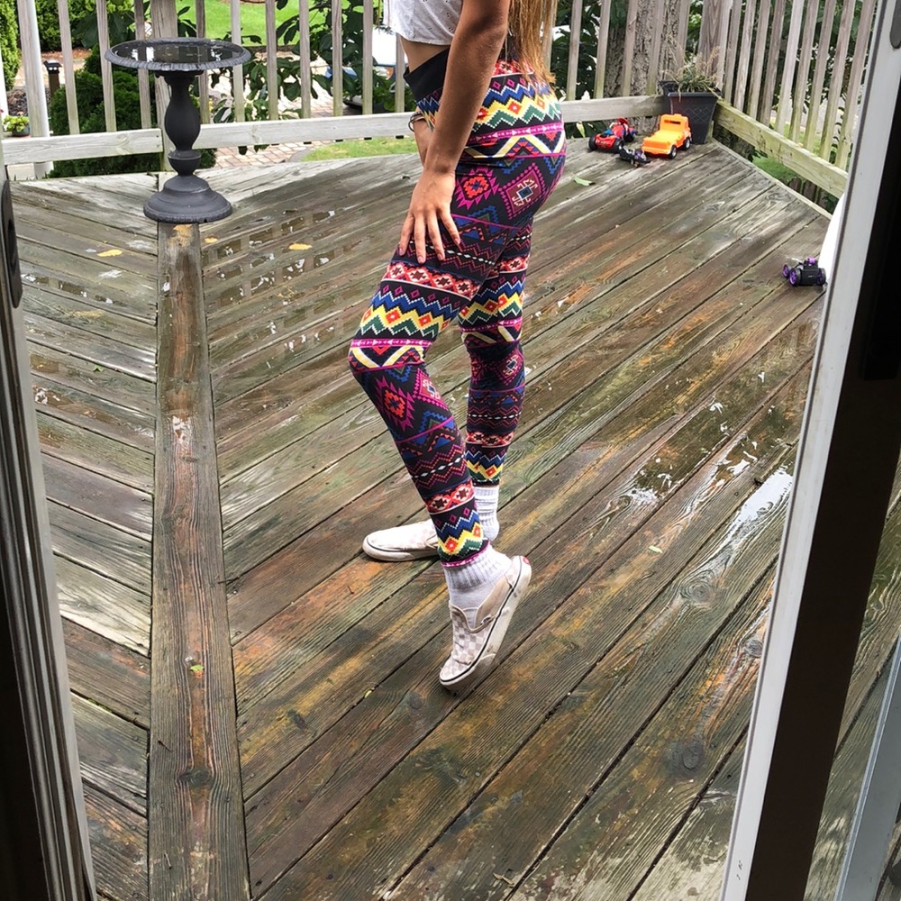 funky pattern leggings